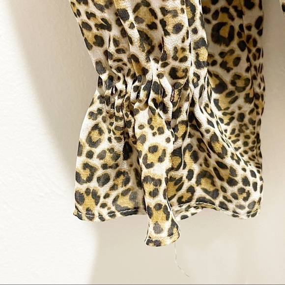 RACHEL RACHEL ROY Sheer Leopard Print Blouse - Picture 4 of 7